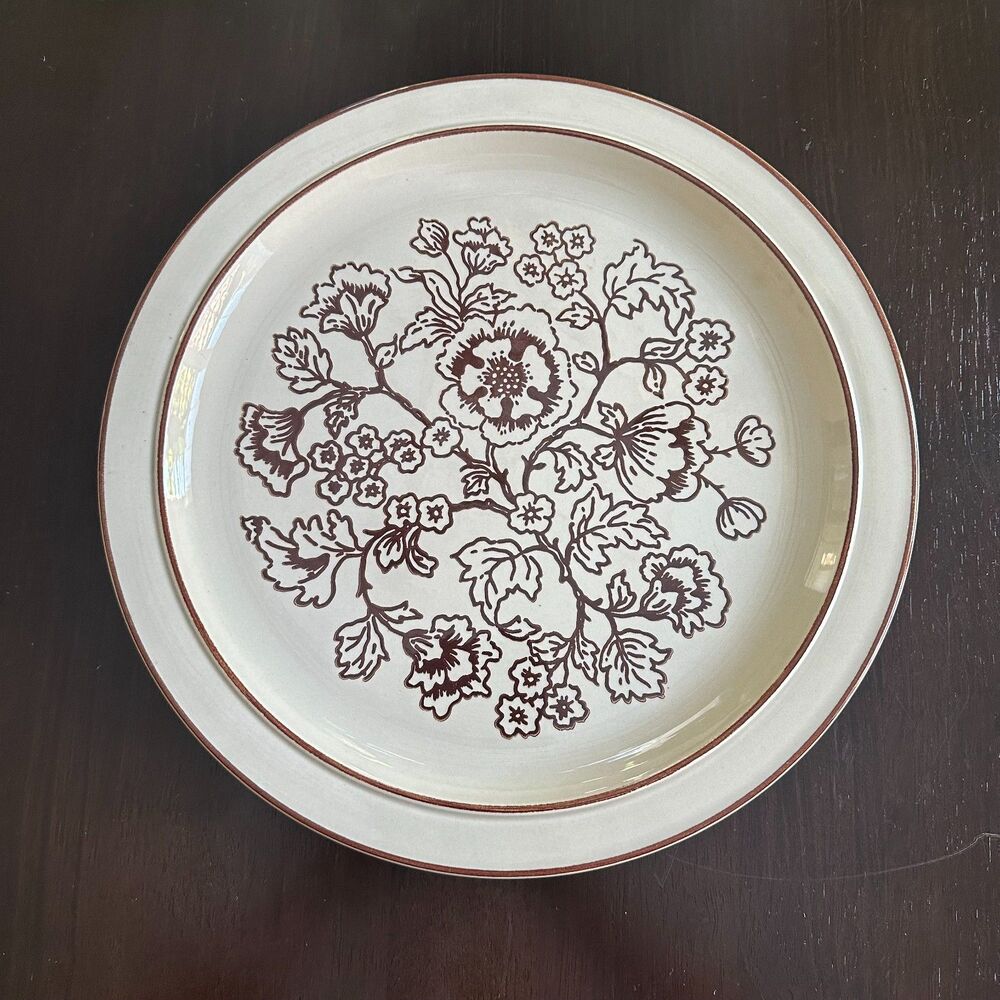 Vtg Homer Laughlin Stoneware (no. 600) Platter 12.5" Dia made: New Zealand